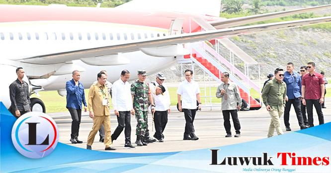 Di Banggai Kepulauan Presiden Jokowi Resmikan Inpres Jalan Daerah