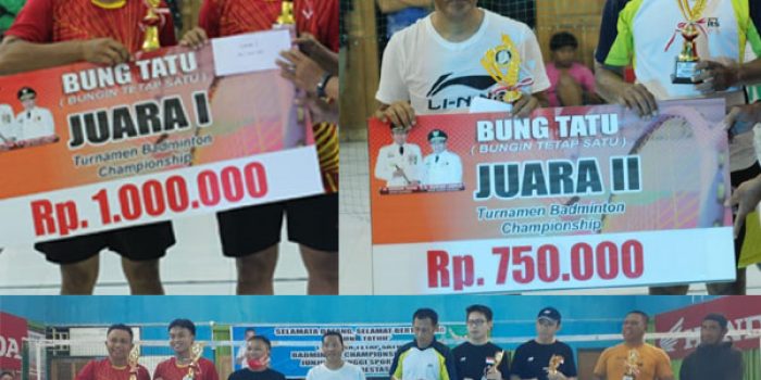 BUNG TATU Tournament Badminton Championship, PB Maleo Takluk di Tangan PB Clasic