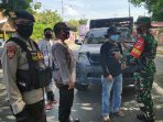 Petugas Gabungan TNI-Polri Gelar Razia Masker