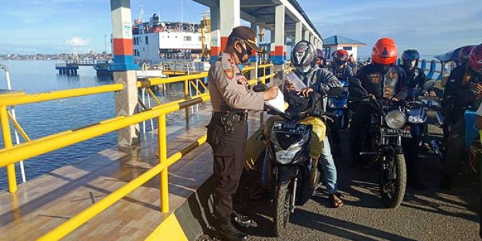 Polisi Perketat Pengawasan di Pelabuhan Pagimana