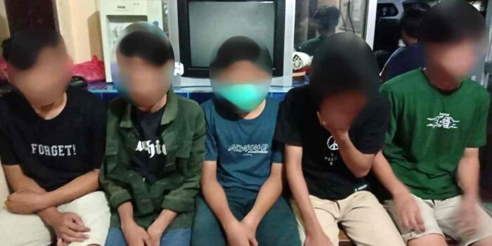 Lima Remaja Ini Diamankan Polisi