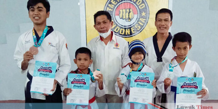 Kejuaraan Nasional, Atlet Taekwondo Banggai Koleksi 4 Medali