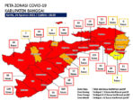 Jumlah Kecamatan Zona Merah di Banggai Terus Berkurang