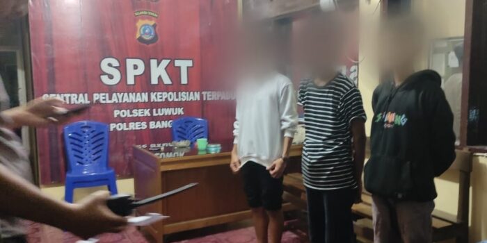 Terlibat Tawuran, Tiga Remaja di Luwuk Diamankan Polisi
