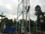 Bupati Amirudin Bangun Tower Base Transceiver Station 4G