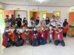 Mahasiswa UNG Sosialisasi Pencegahan Covid di Desa Tintingan