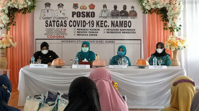Sosialisasi Covid, 10 Ibu Hamil di Kecamatan Nambo Divaksin