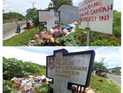 Pembatas Wilayah jadi Tempat Pembuangan Sampah