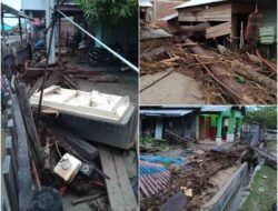 Tiga Jam Hujan, Puluhan Rumah Desa Poh Terendam Banjir