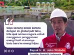 Resmikan PLTA Poso, Presiden Jokowi : Indonesia Terdepan Menggeser Penggunaan Energi Fosil