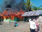 Lupa Matikan Dupa, Rumah Milik Warga Toili Banggai ini Terbakar