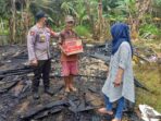 Korban Kebakaran di Luwuk Timur, Nurani Kapolsek Luwuk Tersentuh