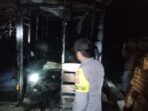 Polisi Olah TKP Kebakaran Rumah di Lamala Banggai