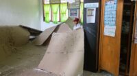 Gempa 4,7 SR Robohkan Plafon Gedung SDN di Bunta Banggai