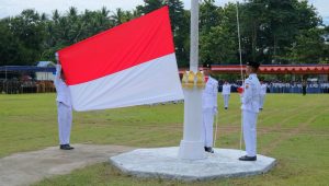 Alhamdulillah, Upacara Bendera Merah Putih HUT RI Ke 77 di Pagimana Penuh Khidmat