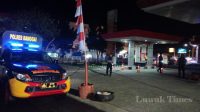 BBM Naik, Samapta Polres Banggai Patroli SPBU di Kota Luwuk