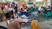 Di Pelataran PMI Banggai, FIF Group Cabang Luwuk Gelar Donor Darah