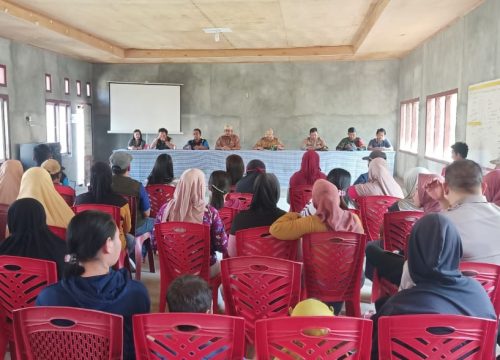 Rakor Dana Bantuan PT KFM di Desa Tuntung Bunta