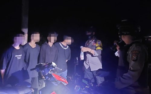Ngelem, Empat Remaja di Pagimana Banggai Kepergok Polisi