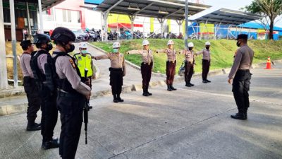 Satuan Samapta Polres Banggai Pengamanan Obvitnas