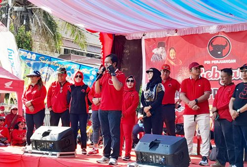 Suprapto Sukses Ketua Panitia Dirgahayu PDI Perjuangan ke 50 di Luwuk