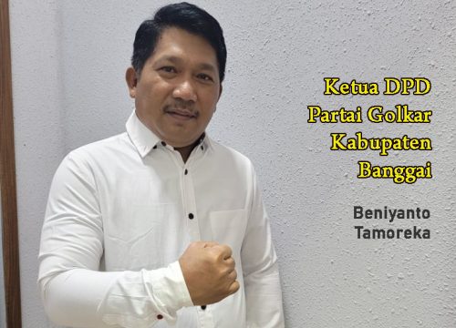 Kunjungi 3 Kecamatan, Begini Pesan Ketua Golkar Banggai Beniyanto Tamoreka