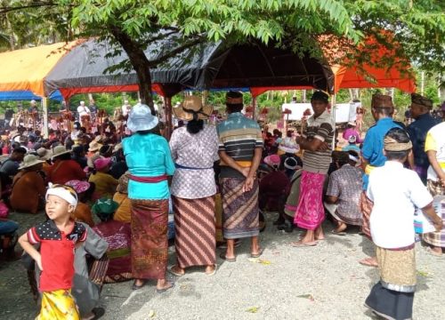 Ngaben Massal di Masama Kabupaten Banggai