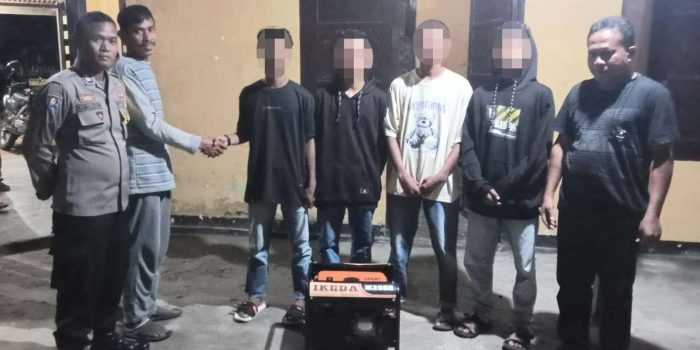 Empat Remaja di Luwuk Curi Genset, Polisi Restorative Justice
