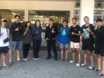 Disambut Ketua Harian Forki, 8 Atlet Banggai Tiba di Makassar
