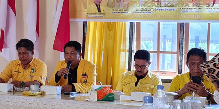 Ketua Golkar Banggai Kumpul Para Bacaleg di Hotel Estrella Luwuk