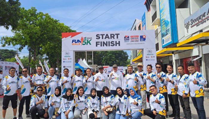 BPR Syariah Khairan Inti Amanah Semarakkan Funwalk 5 Km di Kota Palu