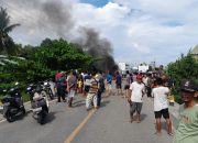Blokade Jalan di Luwuk Utara Dibuka, Kasi Humas Polres Banggai, “Aksi Itu Spontanitas Warga”