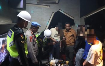 Sabtu Malam, TNI-Polri Razia Tempat Karaoke dan THM di Luwuk Banggai
