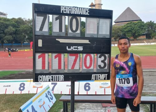 Atlet Lompat Jauh Kabupaten Banggai Taufik Lolos Limit PON