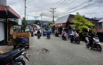 Jalan Macet di Luwuk tanpa Dishub Banggai dan Satlantas