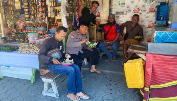 Sambil Makan Nasi Kuning, Ojek, Sopir dan Juru Parkir di Luwuk Curhat ke Polisi
