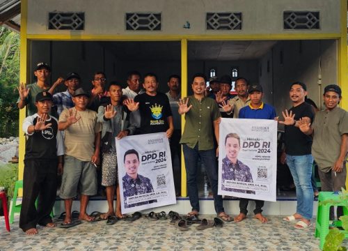 Bersama Masyarakat, Andhika Amir Kunjungi Ratusan Titik di Sulteng