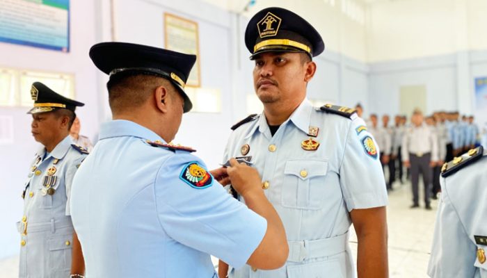 Kadivpas Kemenkumham Sulteng Lantik Enam Pejabat Struktural Lapas Luwuk