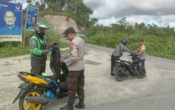Polsek Pagimana Banggai Razia di Jalan Trans Sulawesi, Ini Sasarannya
