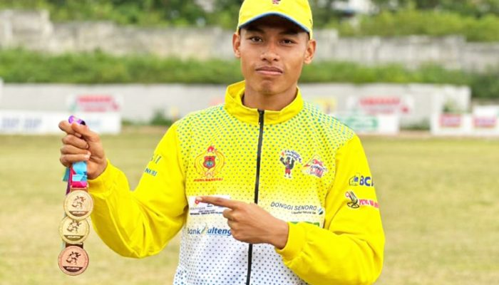 Atlet Lompat Jauh Kabupaten Banggai Taufik Nyaris Menyamai Limit PON