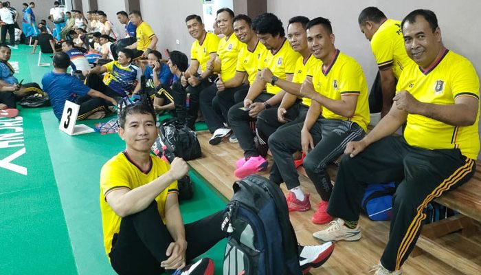 Badminton Kapolda Cup IV, Tim Beregu Polres Banggai Ditantang Polresta Palu