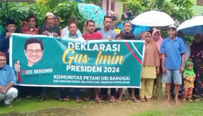 Komunitas Petani Ubi Banggai dan Majelis Taklim di Bangkep Dukung Gus Imin Capres 2024