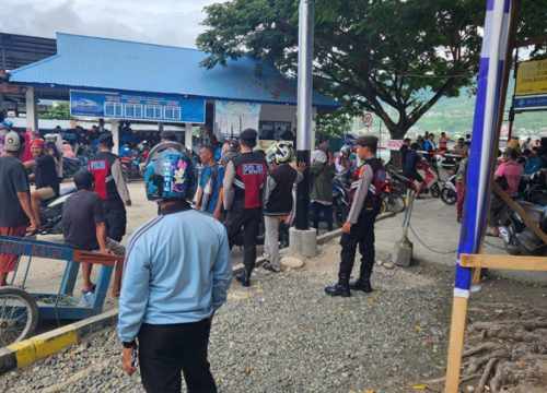 Polres Banggai Pantau Aktivitas Pelra Luwuk dan Pelabuhan Feri