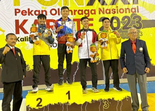 Atlet Karate Banggai Miftah Fauzan Tandjungbulu Raih Tiket PON XXI Aceh-Sumut 2024