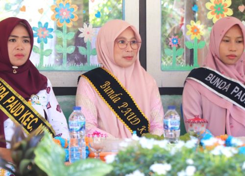 Berkunjung ke TK Berdikari Nuhon, Ini Pesan Bunda PAUD Kabupaten Banggai