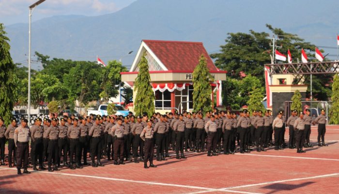 Pengamanan Kunjungan Presiden Jokowi di Palu, Polda Sulteng Kerahkan 1.023 Personil