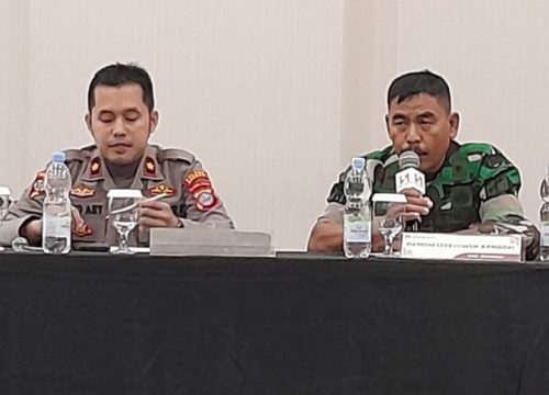 TNI dan Polri Ingatkan KPU Banggai Jangan Terlena