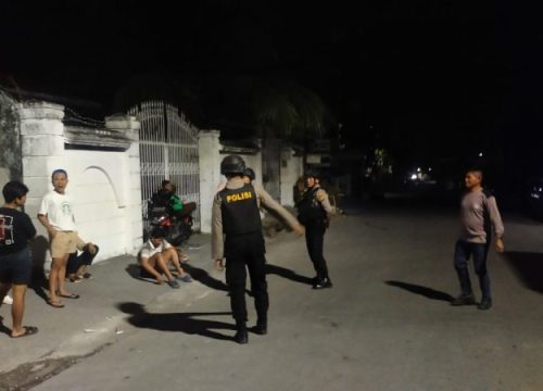 Cegah Tawuran di Luwuk, Polres Banggai Giatkan Patroli Malam