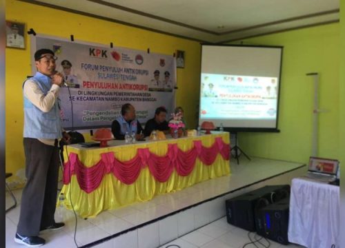 Penyuluhan di Nambo Banggai, Forum PAKSI Sulteng Beber Modus Korupsi di Desa
