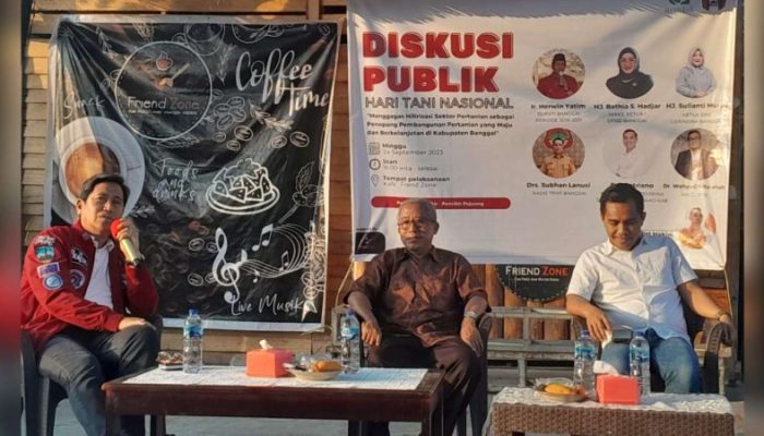 Peringati Hari Tani Nasional, Bonua Indonesia dan GMNI Banggai Gelar Diskusi Publik